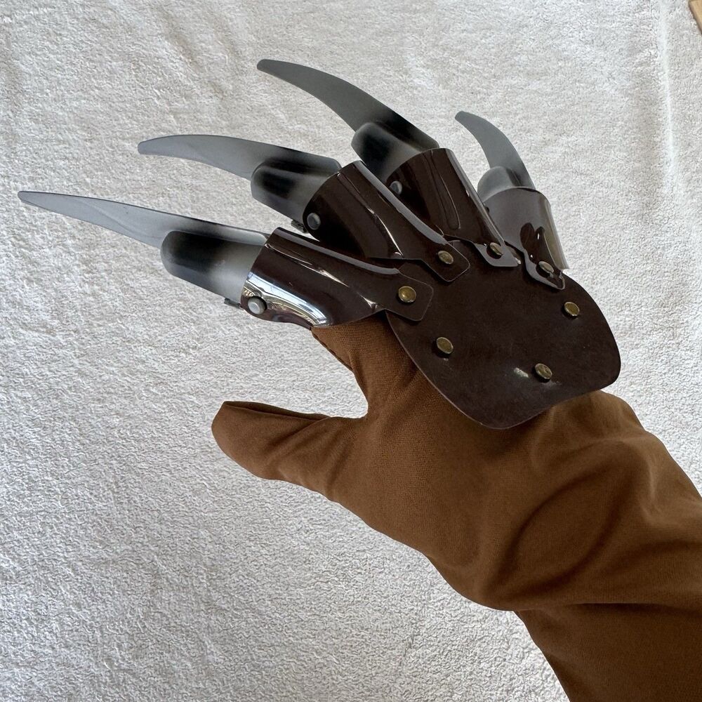 Freddy Krueger Claw Glove Costume Prop Nightmare on Elm Street Halloween